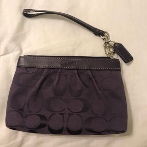 Purple wristlet